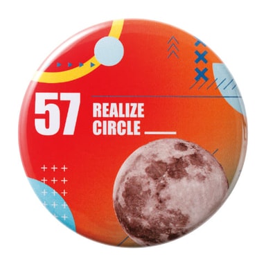 円形缶バッジ（150mmを除く）