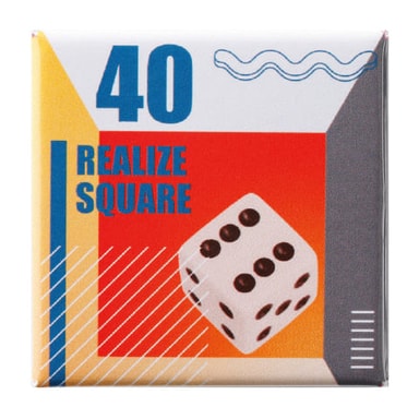 角スクエア（正方形）缶バッジ