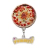 ピザを表現した連結アクキー缶バッジ
