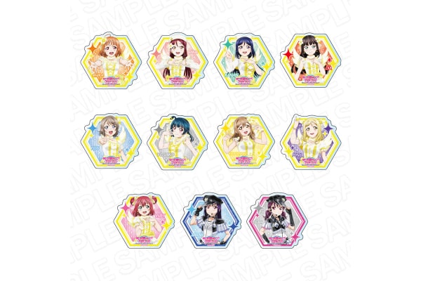 ラブライブ サンシャイン アクリルバッジ Next Sparkling Believe Again Ver 1pcs リアライズのバッチリ缶バッジ